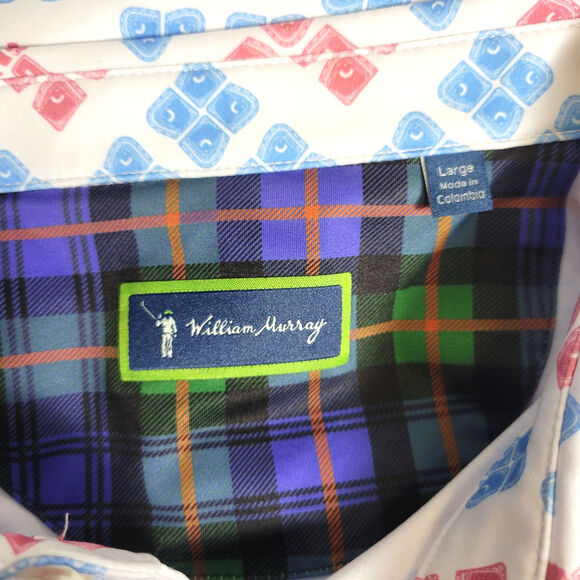 William Murray The Wrig Polo Shirt Mens Large Golf NEW Sports PGA - Picture 4 of 6